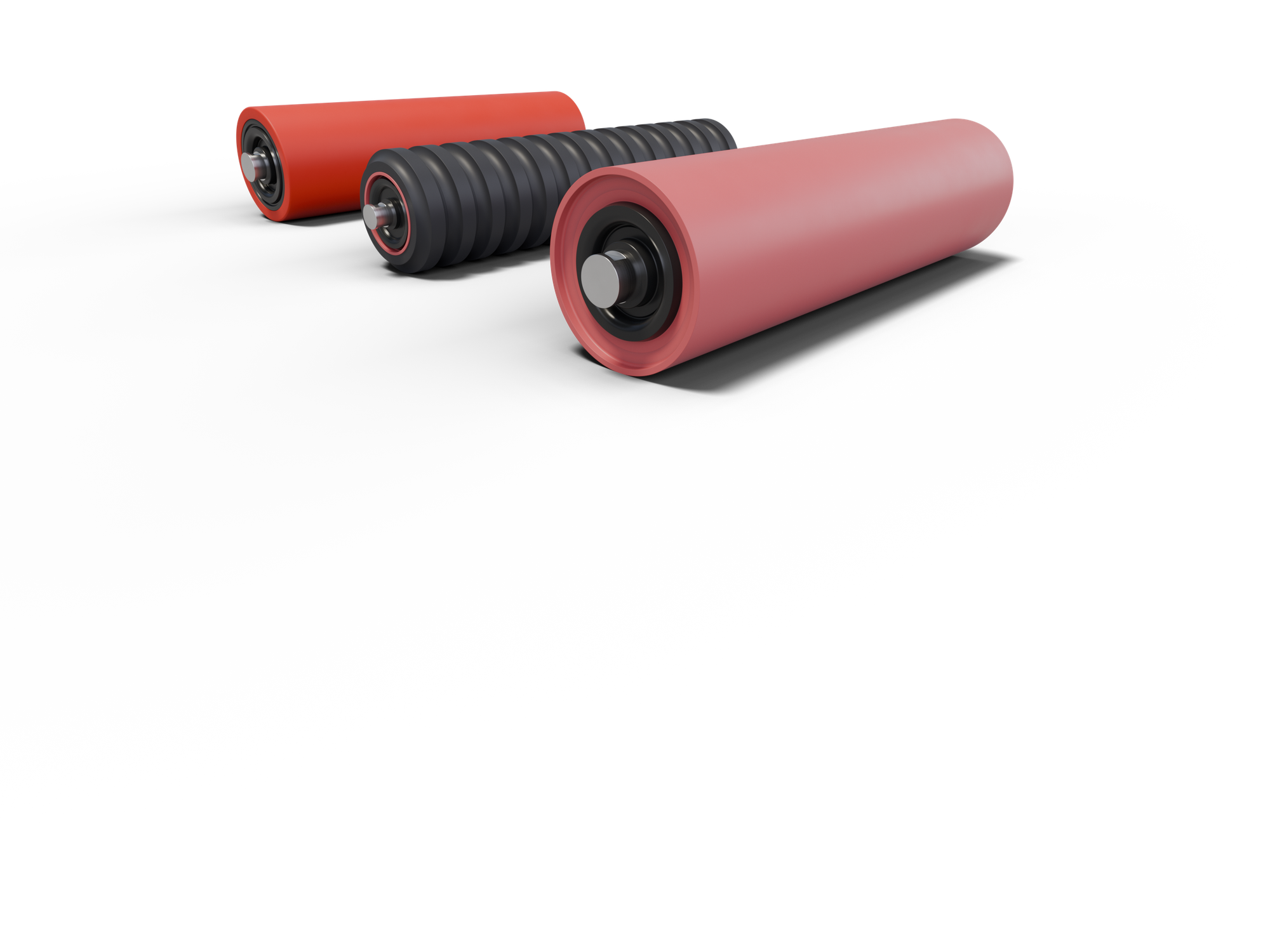 Lorbrand steel, impact and lined rollers