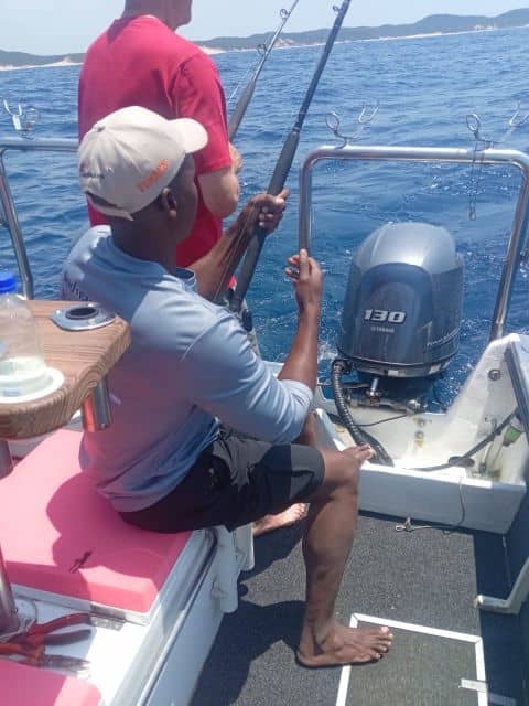 Deep-sea fishing off Sodwana Bay