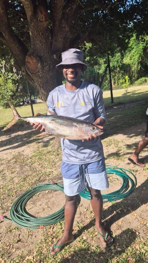 The catch from the deep-sea fishing trip