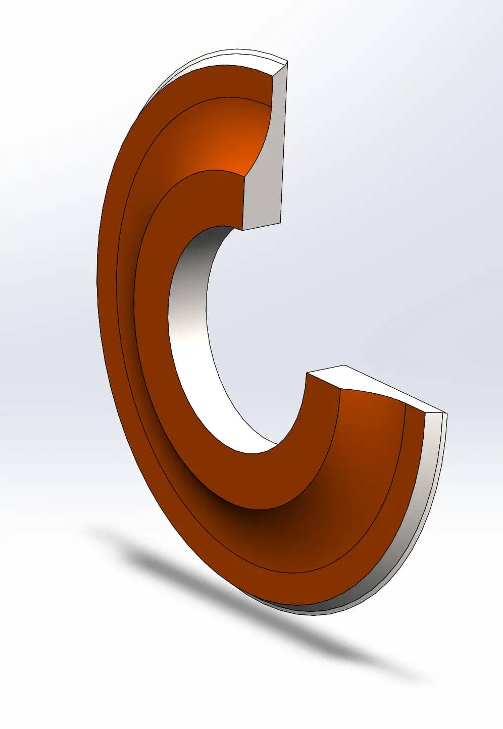 Turbine end disc section
