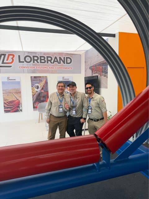 The Lorbrand team on the stand at EXPONOR 2026