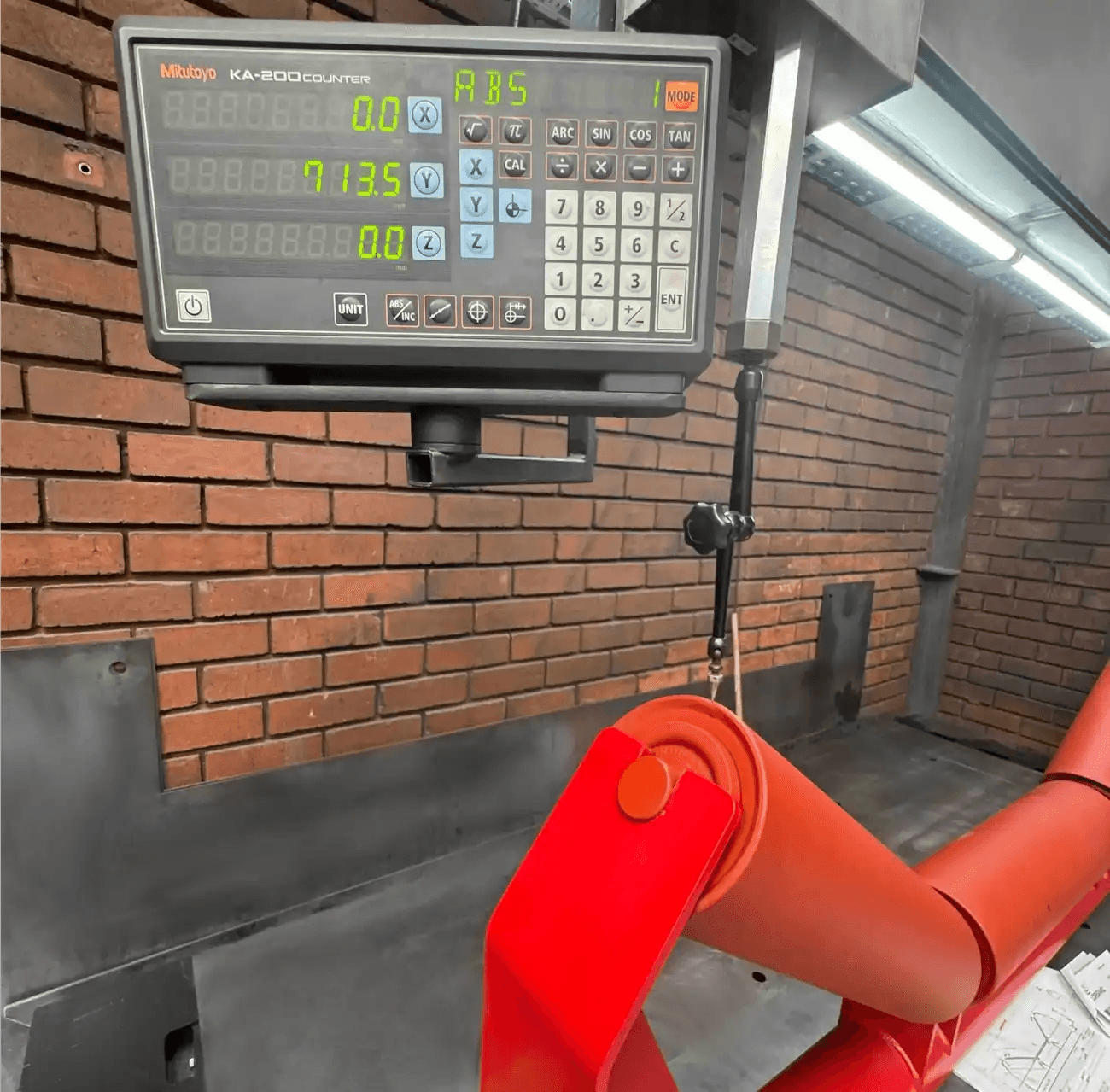 Complete idler dimensional inspection